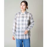 シアーチェックシャツ | a.v.v【WOMEN】 | 詳細画像18 