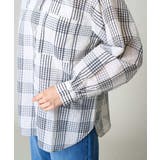 シアーチェックシャツ | a.v.v【WOMEN】 | 詳細画像22 