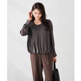 サテンバルーンブラウス | a.v.v【WOMEN】 | 詳細画像9 