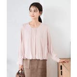 ピンク | サテンバルーンブラウス | a.v.v【WOMEN】