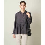 サテンウエストギャザーブラウス | a.v.v【WOMEN】 | 詳細画像14 