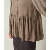 サテンウエストギャザーブラウス | a.v.v【WOMEN】 | 詳細画像26 