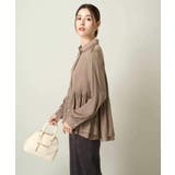 サテンウエストギャザーブラウス | a.v.v【WOMEN】 | 詳細画像4 
