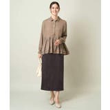 サテンウエストギャザーブラウス | a.v.v【WOMEN】 | 詳細画像6 