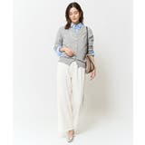 【洗える】クルーネックニットカーディガン/アンサンブル対応 | a.v.v【WOMEN】 | 詳細画像32