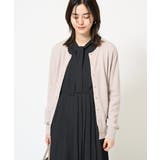 グレージュ | 【洗える】クルーネックニットカーディガン/アンサンブル対応 | a.v.v【WOMEN】