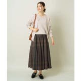 【洗える】クルーネックニットカーディガン/アンサンブル対応 | a.v.v【WOMEN】 | 詳細画像32 