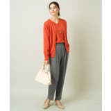 【洗える】クルーネックニットカーディガン/アンサンブル対応 | a.v.v【WOMEN】 | 詳細画像6 