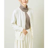 アイボリー | 【洗える】クルーネックニットカーディガン/アンサンブル対応 | a.v.v【WOMEN】