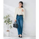 ヘアリーラメクルーネックカーディガン | a.v.v【WOMEN】 | 詳細画像17 