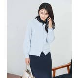 ヘアリーラメクルーネックカーディガン | a.v.v【WOMEN】 | 詳細画像2 