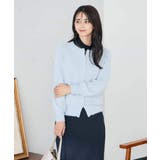 ヘアリーラメクルーネックカーディガン | a.v.v【WOMEN】 | 詳細画像4 