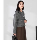 ツイードニットジャケット | a.v.v【WOMEN】 | 詳細画像3