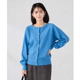 ブルー | 【2WAY】クルーネッククロップドカーディガン | a.v.v【WOMEN】