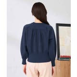 バックギャザーニットブルゾン | a.v.v【WOMEN】 | 詳細画像13 