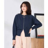 バックギャザーニットブルゾン | a.v.v【WOMEN】 | 詳細画像20 