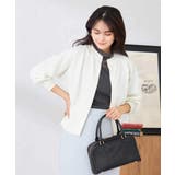 バックギャザーニットブルゾン | a.v.v【WOMEN】 | 詳細画像4 