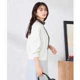 バックギャザーニットブルゾン | a.v.v【WOMEN】 | 詳細画像6 