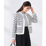 ファンシーツイードカーディガン | a.v.v【WOMEN】 | 詳細画像2 