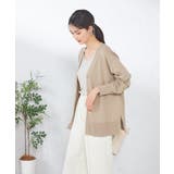 Vネックミドル丈カーディガン | a.v.v【WOMEN】 | 詳細画像11 