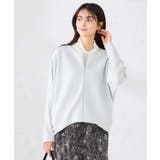 ライトグレー | ダンボールジップカーディガン | a.v.v【WOMEN】