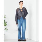 ダブルジップメッシュニットブルゾン | a.v.v【WOMEN】 | 詳細画像13