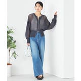 ダブルジップメッシュニットブルゾン | a.v.v【WOMEN】 | 詳細画像14