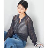 ダブルジップメッシュニットブルゾン | a.v.v【WOMEN】 | 詳細画像17