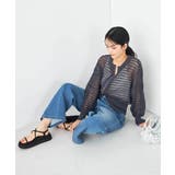 ダブルジップメッシュニットブルゾン | a.v.v【WOMEN】 | 詳細画像20