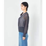 ダブルジップメッシュニットブルゾン | a.v.v【WOMEN】 | 詳細画像23