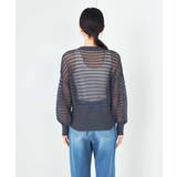 ダブルジップメッシュニットブルゾン | a.v.v【WOMEN】 | 詳細画像24