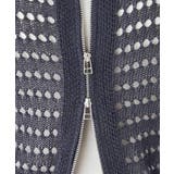 ダブルジップメッシュニットブルゾン | a.v.v【WOMEN】 | 詳細画像28