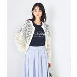 アイボリー | ダブルジップメッシュニットブルゾン | a.v.v【WOMEN】