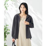 バックフレアシアーパーカー | a.v.v【WOMEN】 | 詳細画像18 