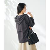 ダークグレー | バックフレアシアーパーカー | a.v.v【WOMEN】