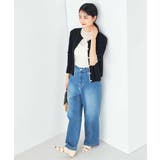 【UVカット/接触冷感】バイカラーハーフスリーブカーディガン | a.v.v【WOMEN】 | 詳細画像13