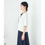 【UVカット/接触冷感】バイカラーハーフスリーブカーディガン | a.v.v【WOMEN】 | 詳細画像15