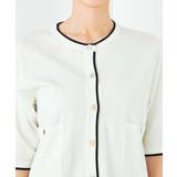 【UVカット/接触冷感】バイカラーハーフスリーブカーディガン | a.v.v【WOMEN】 | 詳細画像17