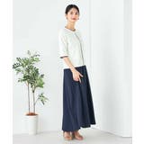 【UVカット/接触冷感】バイカラーハーフスリーブカーディガン | a.v.v【WOMEN】 | 詳細画像5