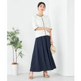 【UVカット/接触冷感】バイカラーハーフスリーブカーディガン | a.v.v【WOMEN】 | 詳細画像6