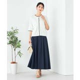 【UVカット/接触冷感】バイカラーハーフスリーブカーディガン | a.v.v【WOMEN】 | 詳細画像7