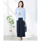 【接触冷感/UVカット/洗える】クルーネック美ラクるサマーカーディガン | a.v.v【WOMEN】 | 詳細画像16 