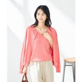 【接触冷感/UVカット/洗える】クルーネック美ラクるサマーカーディガン | a.v.v【WOMEN】 | 詳細画像2 