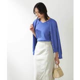 【接触冷感/UVカット/洗える】クルーネック美ラクるサマーカーディガン | a.v.v【WOMEN】 | 詳細画像23 