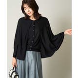 ブラック | ケープカーディガン | a.v.v【WOMEN】