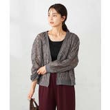 コード刺繍チュールカーディガン | a.v.v【WOMEN】 | 詳細画像1 