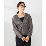 コード刺繍チュールカーディガン | a.v.v【WOMEN】 | 詳細画像9 