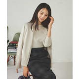 【洗える】クルーネック美ラクるカーディガン | a.v.v【WOMEN】 | 詳細画像1 