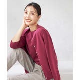 【洗える】クルーネック美ラクるカーディガン | a.v.v【WOMEN】 | 詳細画像5 