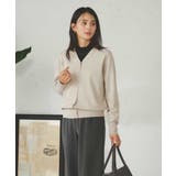 【洗える】Vネック美ラクるカーディガン | a.v.v【WOMEN】 | 詳細画像7 